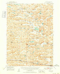Ashby Nebraska Historical topographic map, 1:62500 scale, 15 X 15 Minute, Year 1949