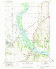 Ashland East Nebraska Historical topographic map, 1:24000 scale, 7.5 X 7.5 Minute, Year 1968