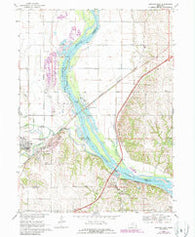 Ashland East Nebraska Historical topographic map, 1:24000 scale, 7.5 X 7.5 Minute, Year 1968