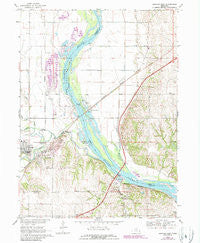 Ashland East Nebraska Historical topographic map, 1:24000 scale, 7.5 X 7.5 Minute, Year 1968