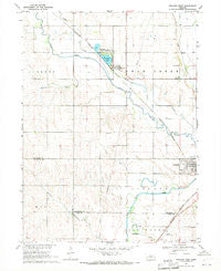 Ashland West Nebraska Historical topographic map, 1:24000 scale, 7.5 X 7.5 Minute, Year 1969