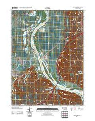 Ashland East Nebraska Historical topographic map, 1:24000 scale, 7.5 X 7.5 Minute, Year 2011