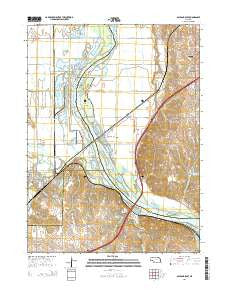Ashland East Nebraska Current topographic map, 1:24000 scale, 7.5 X 7.5 Minute, Year 2014