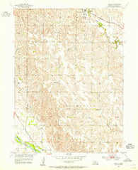 Ashton Nebraska Historical topographic map, 1:24000 scale, 7.5 X 7.5 Minute, Year 1953