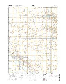 Atkinson Nebraska Current topographic map, 1:24000 scale, 7.5 X 7.5 Minute, Year 2014