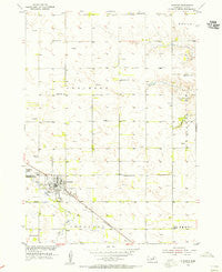 Atkinson Nebraska Historical topographic map, 1:24000 scale, 7.5 X 7.5 Minute, Year 1954