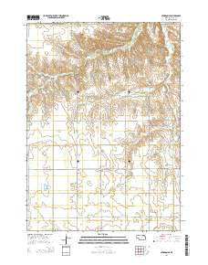 Atkinson SE Nebraska Current topographic map, 1:24000 scale, 7.5 X 7.5 Minute, Year 2014