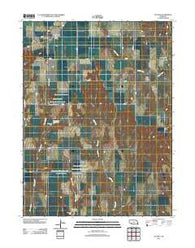 Atlanta Nebraska Historical topographic map, 1:24000 scale, 7.5 X 7.5 Minute, Year 2011