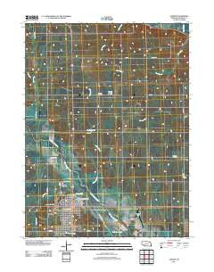 Auburn Nebraska Historical topographic map, 1:24000 scale, 7.5 X 7.5 Minute, Year 2011