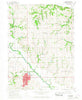 Auburn Nebraska Historical topographic map, 1:24000 scale, 7.5 X 7.5 Minute, Year 1966