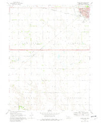 Aurora West Nebraska Historical topographic map, 1:24000 scale, 7.5 X 7.5 Minute, Year 1968