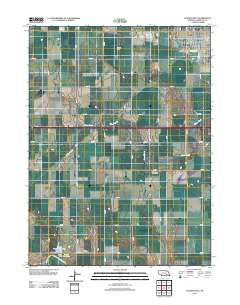 Aurora West Nebraska Historical topographic map, 1:24000 scale, 7.5 X 7.5 Minute, Year 2011