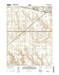 Aurora West Nebraska Current topographic map, 1:24000 scale, 7.5 X 7.5 Minute, Year 2014