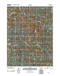 Avoca Nebraska Historical topographic map, 1:24000 scale, 7.5 X 7.5 Minute, Year 2011