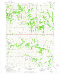 Avoca Nebraska Historical topographic map, 1:24000 scale, 7.5 X 7.5 Minute, Year 1966