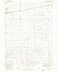 Axtell East Nebraska Historical topographic map, 1:24000 scale, 7.5 X 7.5 Minute, Year 1970