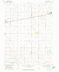 Axtell West Nebraska Historical topographic map, 1:24000 scale, 7.5 X 7.5 Minute, Year 1970