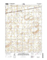 Axtell East Nebraska Current topographic map, 1:24000 scale, 7.5 X 7.5 Minute, Year 2014