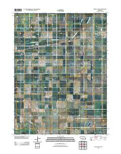 Axtell West Nebraska Historical topographic map, 1:24000 scale, 7.5 X 7.5 Minute, Year 2011