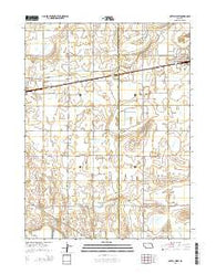 Axtell West Nebraska Current topographic map, 1:24000 scale, 7.5 X 7.5 Minute, Year 2014