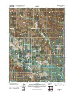 Bancroft Nebraska Historical topographic map, 1:24000 scale, 7.5 X 7.5 Minute, Year 2011