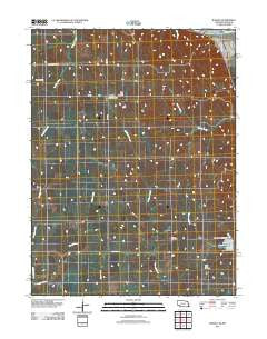 Barada Nebraska Historical topographic map, 1:24000 scale, 7.5 X 7.5 Minute, Year 2011