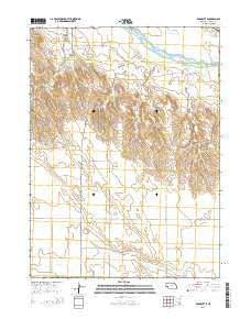 Barn Butte Nebraska Current topographic map, 1:24000 scale, 7.5 X 7.5 Minute, Year 2014