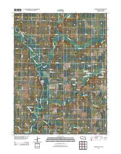 Barneston Nebraska Historical topographic map, 1:24000 scale, 7.5 X 7.5 Minute, Year 2011