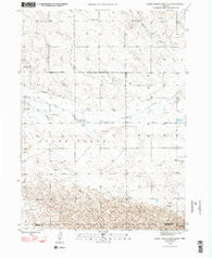 Barrel Springs Creek South Nebraska Historical topographic map, 1:24000 scale, 7.5 X 7.5 Minute, Year 1948