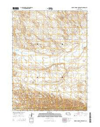 Barrel Springs Creek South Nebraska Current topographic map, 1:24000 scale, 7.5 X 7.5 Minute, Year 2014