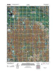 Bartlett Nebraska Historical topographic map, 1:24000 scale, 7.5 X 7.5 Minute, Year 2011