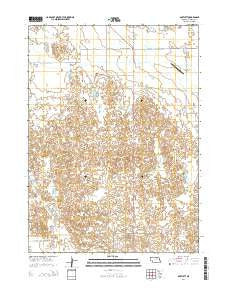 Bartlett Nebraska Current topographic map, 1:24000 scale, 7.5 X 7.5 Minute, Year 2014