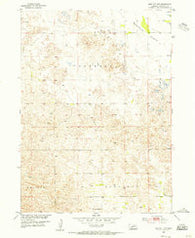 Bartlett NW Nebraska Historical topographic map, 1:24000 scale, 7.5 X 7.5 Minute, Year 1954