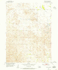 Bartlett NW Nebraska Historical topographic map, 1:24000 scale, 7.5 X 7.5 Minute, Year 1954