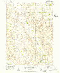 Bartlett SE Nebraska Historical topographic map, 1:24000 scale, 7.5 X 7.5 Minute, Year 1954