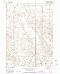 Bartlett SE Nebraska Historical topographic map, 1:24000 scale, 7.5 X 7.5 Minute, Year 1954