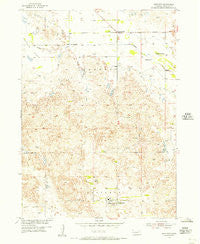 Bartlett Nebraska Historical topographic map, 1:24000 scale, 7.5 X 7.5 Minute, Year 1954