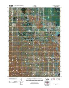 Bartlett NW Nebraska Historical topographic map, 1:24000 scale, 7.5 X 7.5 Minute, Year 2011