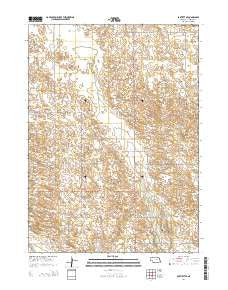 Bartlett SE Nebraska Current topographic map, 1:24000 scale, 7.5 X 7.5 Minute, Year 2014