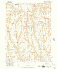 Bartley NW Nebraska Historical topographic map, 1:24000 scale, 7.5 X 7.5 Minute, Year 1956