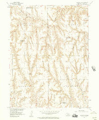 Bartley NW Nebraska Historical topographic map, 1:24000 scale, 7.5 X 7.5 Minute, Year 1956