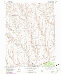 Bartley Nebraska Historical topographic map, 1:24000 scale, 7.5 X 7.5 Minute, Year 1956