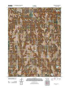 Bartley NW Nebraska Historical topographic map, 1:24000 scale, 7.5 X 7.5 Minute, Year 2011
