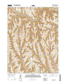 Bartley NW Nebraska Current topographic map, 1:24000 scale, 7.5 X 7.5 Minute, Year 2014