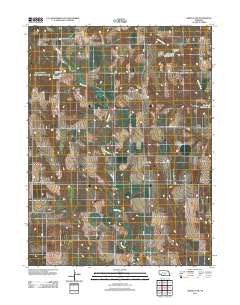 Bartley SW Nebraska Historical topographic map, 1:24000 scale, 7.5 X 7.5 Minute, Year 2011