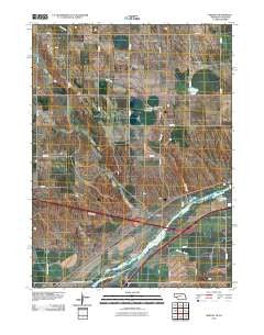 Barton Nebraska Historical topographic map, 1:24000 scale, 7.5 X 7.5 Minute, Year 2010