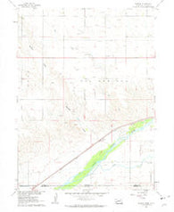 Barton Nebraska Historical topographic map, 1:24000 scale, 7.5 X 7.5 Minute, Year 1961