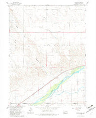 Barton Nebraska Historical topographic map, 1:24000 scale, 7.5 X 7.5 Minute, Year 1961