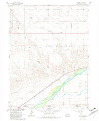 Barton Nebraska Historical topographic map, 1:24000 scale, 7.5 X 7.5 Minute, Year 1961