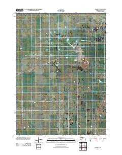 Bassett Nebraska Historical topographic map, 1:24000 scale, 7.5 X 7.5 Minute, Year 2011